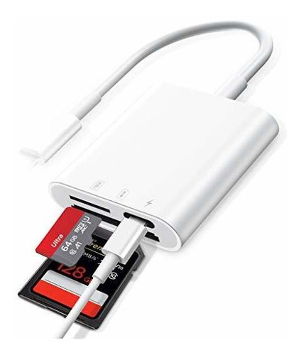 Leegload Lector Sd Para iPhone iPad Adaptador Memoria Dual