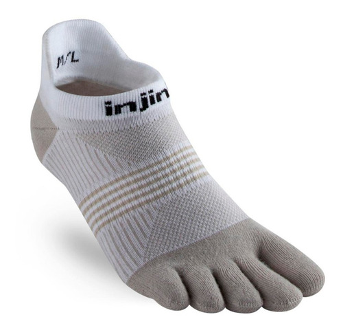 Medias Running Injinji Mujer Lightweight No-show Gris Gray