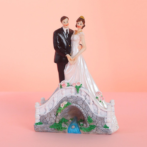 Estátua De Casal Engraçado Decoração De Mesa Figuras De