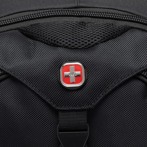 Mochila Bolsa Executiva Resistente Impermeável Faculdade Cor Preto Desenho Do Tecido Executiva 1