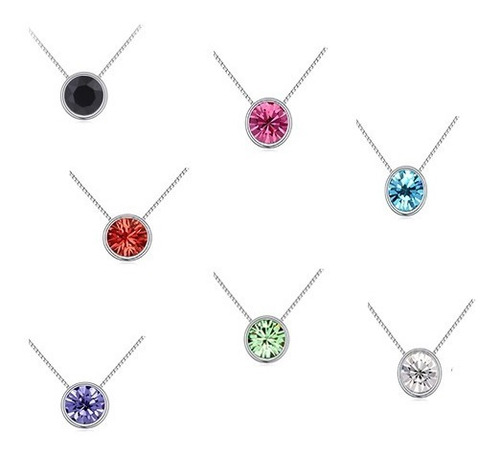 Pack De Dijes Con Cristales, Ocean Heart Oh17-270 Color Blanco