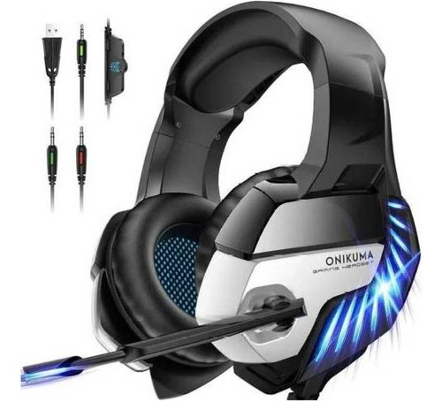 Audifonos Gamer Onikuma K5 Pro Black Blue