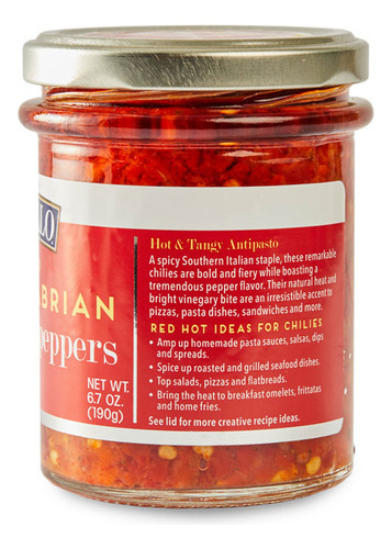 Delallo Calabrian Chili Pepper 190g Importado