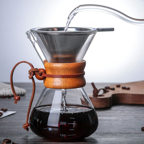 Cafetera De Goteo De Vidrio Borosilicato De 800 Ml Para Vert