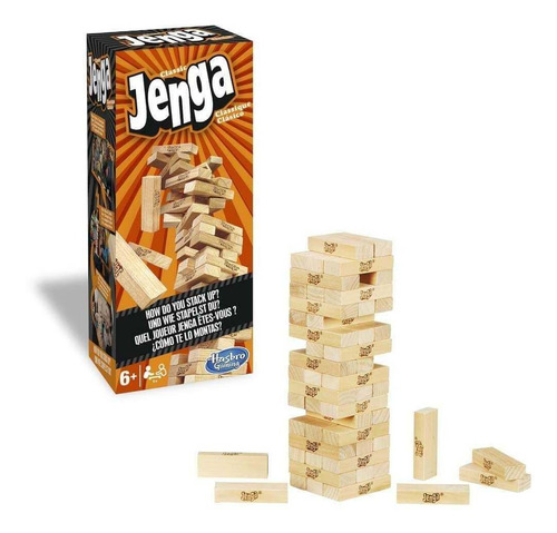 Juego De Mesa Jenga Original Ideal Para Toda La Familia 