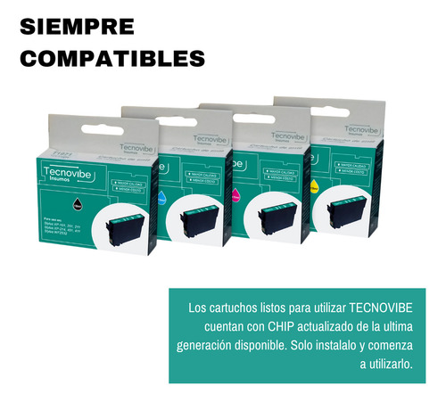 Cartucho De Tinta Alternativo Tecnovibe T206220 Para Epson Xp2101 2101 T206 Cyan
