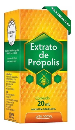 Extrato De Propolis Verde 20ml - Arte Nativa