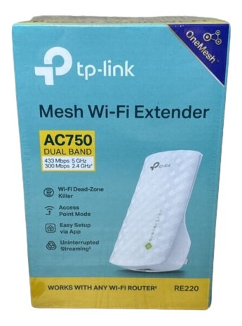 Repetidor Wifi Tp-link Ac750 Amplificador Doble Banda