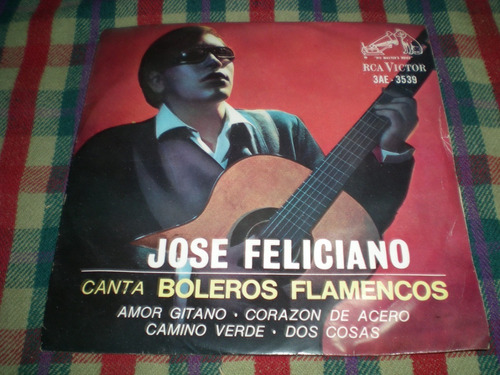 Jose Feliciano / Canta Boleros Flamencos Vinilo Simple (13)