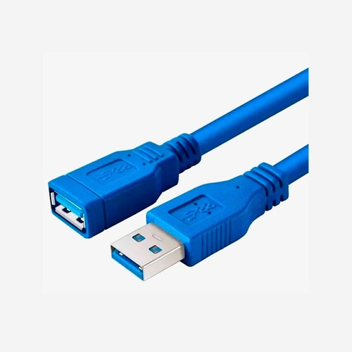 Cable Usb 3.0 M-h 1,5m Azul/tecnotic