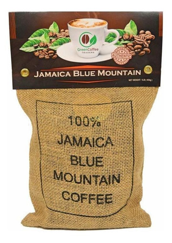 1 Libra. 100% Jamaica Jamaica Blue Mountain Café Tostado