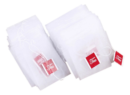 Infusor De Bolsitas De Té De 100 Unidades Con Sello String H