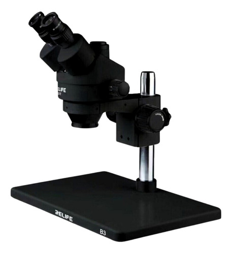 Microscopio Trinocular Relife M3t-b3 45x Luz Led Profesional