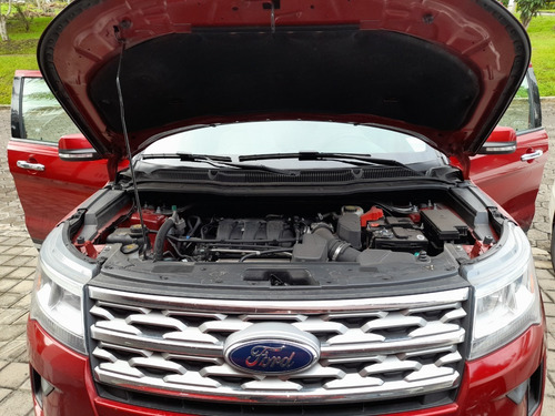 Imagen 12 de 15 de Ford Explorer 2018 Limited Fwd Color Rojo Rubí Int Piel