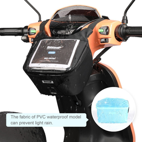 Imagen 6 de 9 de Maleta Motoneta Con Porta Celular Bolsa Tank Bag Scooter