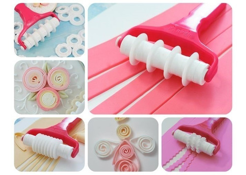 Imagen 8 de 10 de Rodillo Cortante De Cintas Para Pastas, Fondant - Parpen