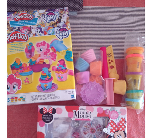 Set Play-doh Nuevo Completo + Esmalte Con Accesorios Minnie