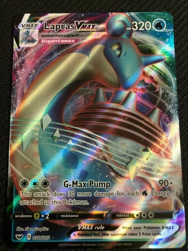 Carta Pokémon Lapras Vmax Espada E Escudo