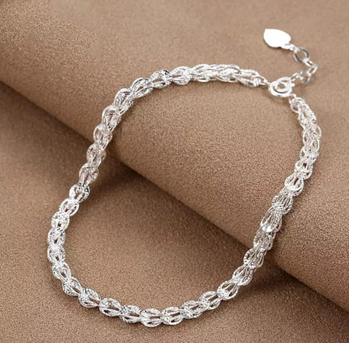 Imagen 3 de 5 de Pulsera Plata Pura 999 Cola Del Fénix ... Milenoil