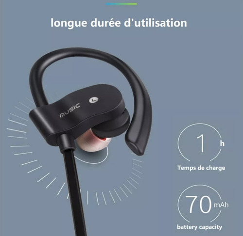 Imagen 3 de 4 de Audífono Inalámbrico Bluetooth / Generico