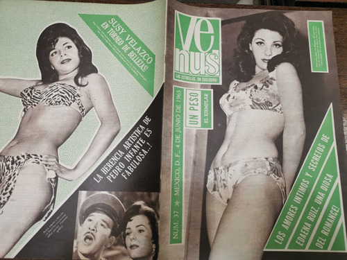 Revista Venus Dina Ruiz Y Susi Velasco Año 1966