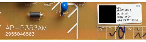 Sub Fuente Sony 1-474-713-11 147471311 Ap-p353am Xbr75x900f (Usado)
