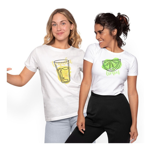 Playeras Amigas Mujeres Bff Tequila Y Limón 14 De Febrero