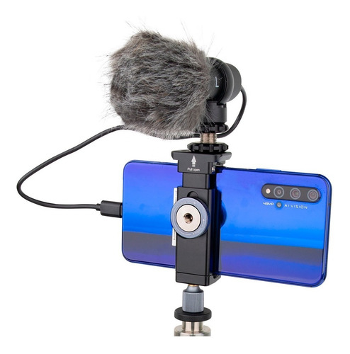 Imagen 8 de 10 de Microfono Alctron M598 Video Smart Phone Celulares Stereo