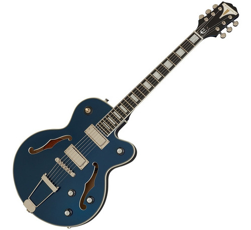 Guitarra EpiPhone Uptown Kat Es Sapphire Blue Metallic Cuota