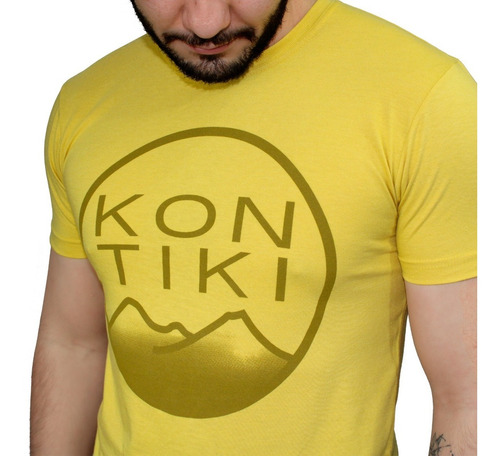 Playera Hombre Kon Tiki Casual Y Deportiva Manga Corta Yuma