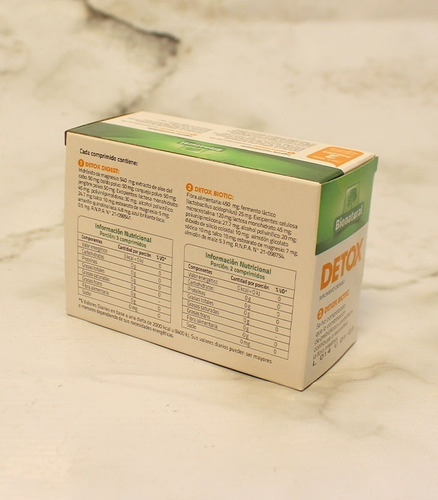 Detox + Probióticos Tratamiento Desintoxicante Bio Natural Sabor Sin sabor