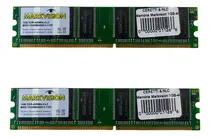 Comprar Kit 2 Memórias 1gb Markvision Ddr400 Para Pc Desktop