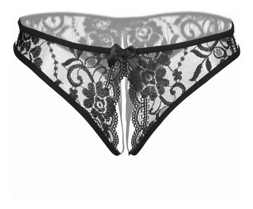 Sexy Panty Encaje Lencer a Bragas Con Abertura Mod. 5 MercadoLibre