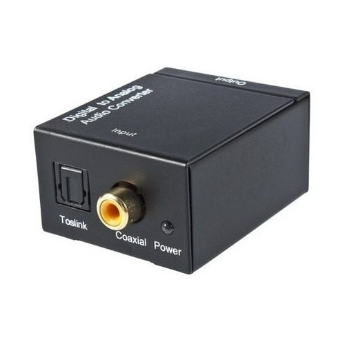Convertidor Audio Digital Coaxial Toslink A Rca Analógico