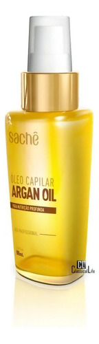 Óleo Argan Oil Sachê 80ml Para Nutrição Profunda