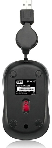 Ratón Mini Retráctil Adesso Imouse S8b Usb Led Multicolor