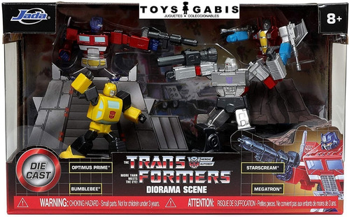 Set Transformers G1 Diorama Scene 4 Figuras Pack Nuevo