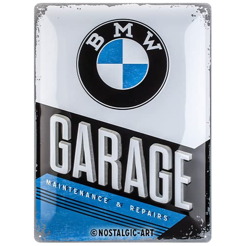 Señales - Retro Tin Sign, Bmw Garage Gift Idea For Car Acces