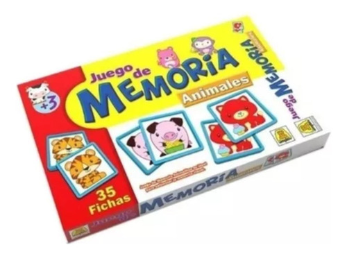 Juego De Memoria Animales 35 Piezas Implas 257