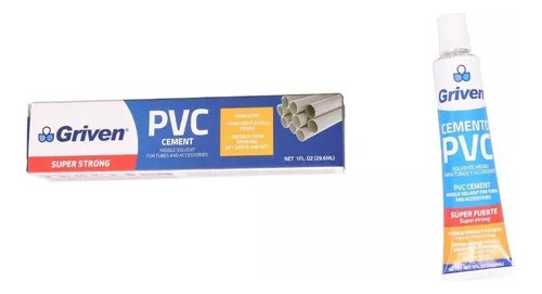 Pega Tuberia Pvc Agua Fria Cemento 29,6ml Tubo Griven 