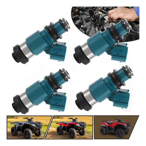 4pcs Inyectores De Combustible For Honda Rancher 420