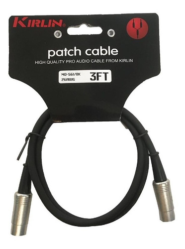 Kirlin Md-561-3ft Cable Midi 5 Pines 0.90 Cm House Music