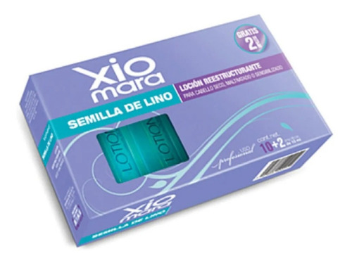 Xiomara Ampolletas Caja Semilla De Lino Reestructurante 10ml