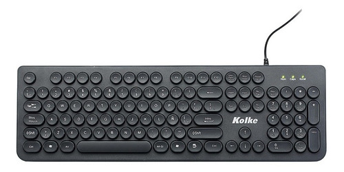 Teclado Kolke Kem-1342 Usb Español Negro