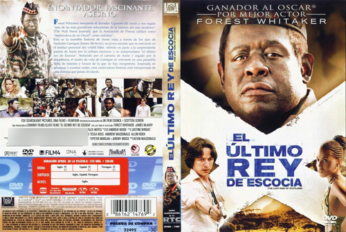 El Último Rey De Escocia -  Forest Whitaker - Idi Amin - Dvd