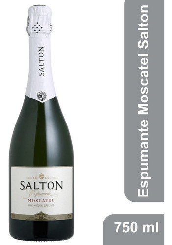 Espumante Brasileiro Branco Salton Moscatel Serra Gaúcha Garrafa 750ml