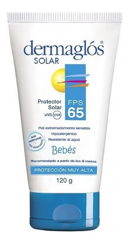 Dermaglos Protector Solar Fps 65 Bebes X120 Gr