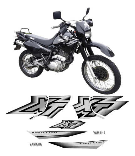 Kit Adesivos Yamaha Xt600 2000 À 2002 Preta 00749