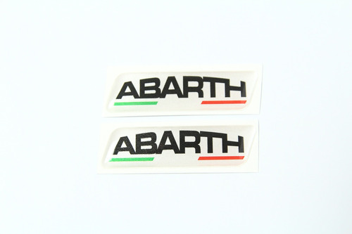 Emblema Adesivo Resinado Fiat Abarth Italia Coluna Rs03 Fk