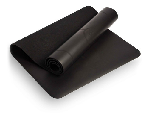 Imagen 3 de 10 de Mat Colchoneta Yoga Caucho Natural 4 Mm Guia De Posiciones
